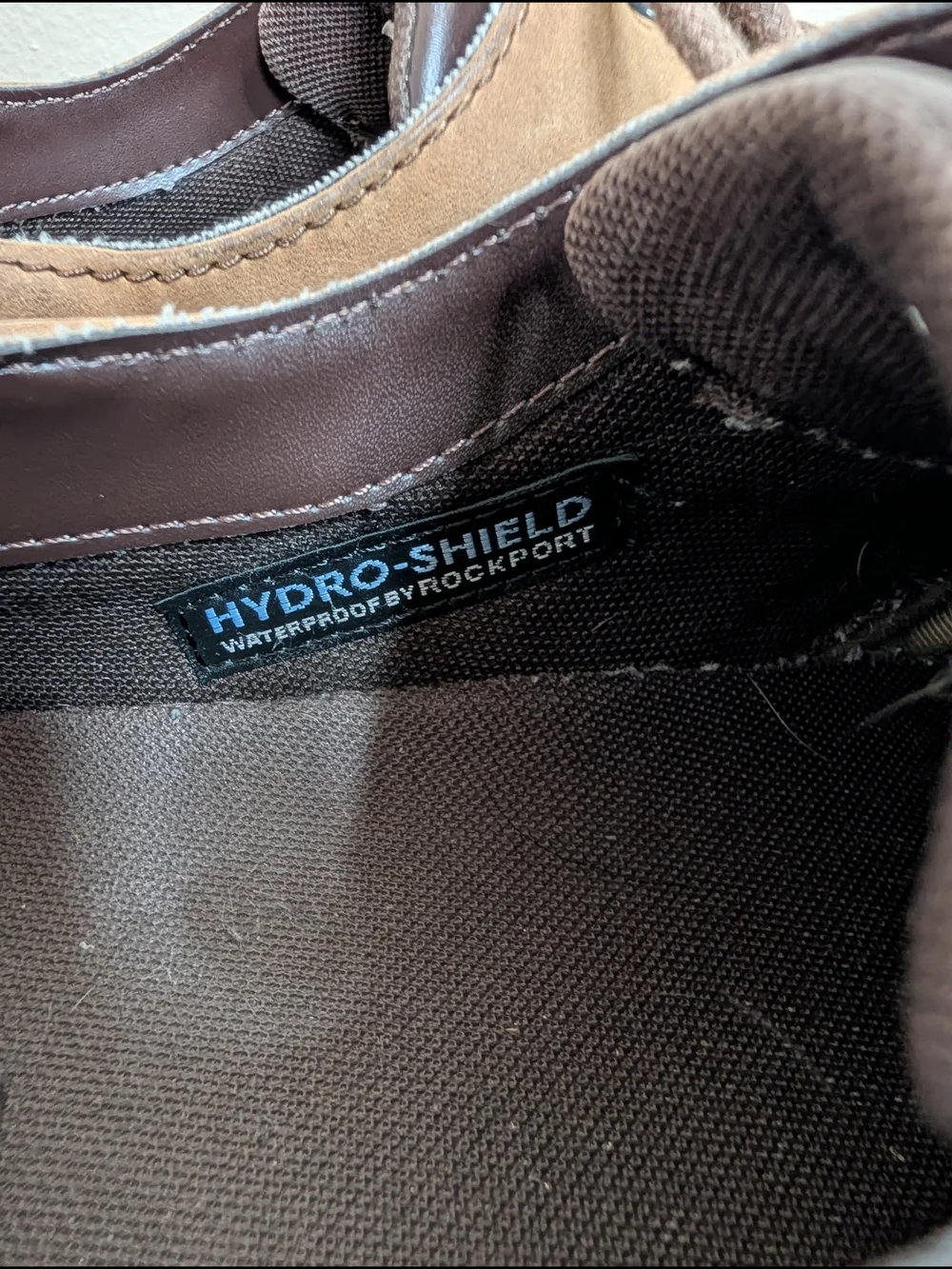 Rockport‎ Northfield Waterproof Oxford Men's Size 10.5 Tan Brown Nubuck